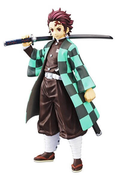 BRANDYME Demon Slayer (şeytan Avcısı) Tanjiro Kamado Figur Oyuncak 16 Cm