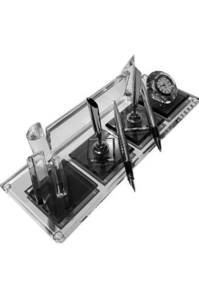MERTKRİSTAL Kristal Masaüstü Kalemli Isimlik Savcıya Isimlik Makam Hediyesi M...