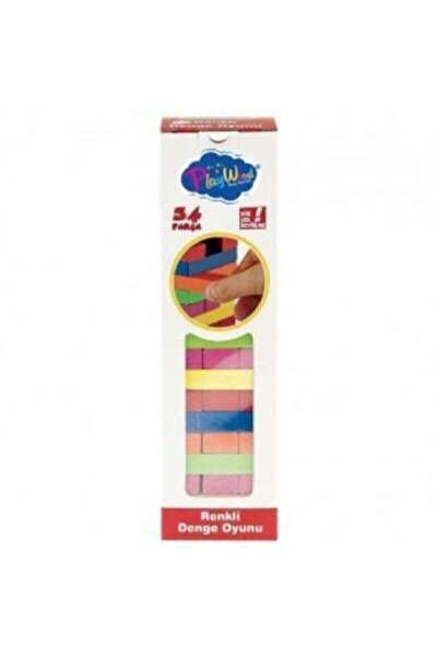Play Wood Jenga Balance Game Colorful Wood-23082196 Ony310