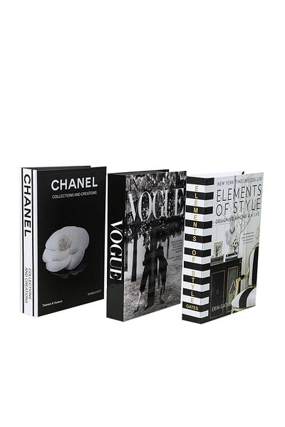 irayhomedecor 3-Piece Element/vogue/rose Decorative Book Box
