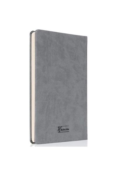 KESKİN COLOR 2022 Γκρι Thermo Leather Agenda - 14x20 cm