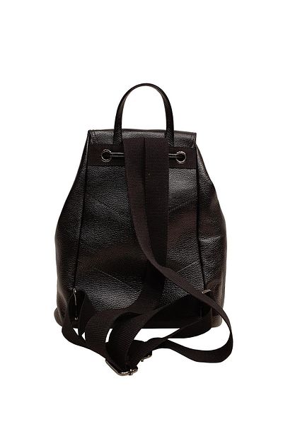 Ysmn Genuine Leather Women's Backpack Black Yc041947drl