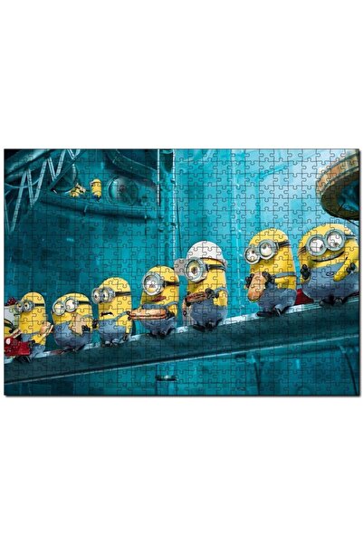 Cakapuzzle Cakasepetim Minyonlar Animasyon Filmi 120 Parça Puzzle Yapboz Mdf (Ahşap)