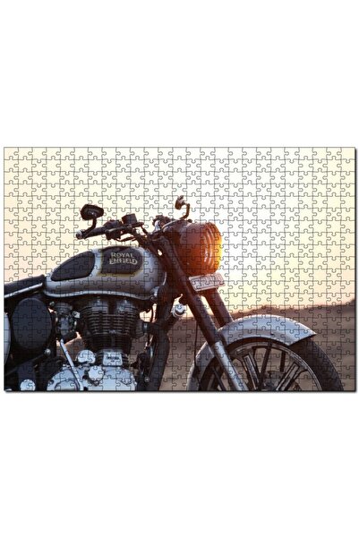 Cakapuzzle Cakasepetim Royal Enfield Siyah Gri Motorsiklet 255 Parça Puzzle Y...