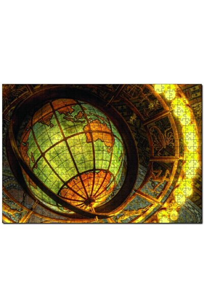 Cakapuzzle Dünya Model Küre Ve Etrafında Burçlar 500 Parça Puzzle Yapboz Mdf ...