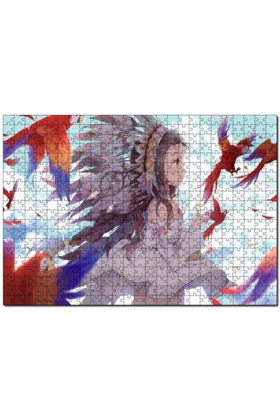 Cakapuzzle أحجية الصور المقطوعة للفتيات والببغاوات من الرسوم المتحركة مكونة م...