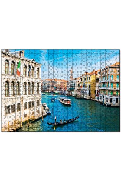 Cakapuzzle Venedik Büyük Kanal Ve Binalar 120 Parça Puzzle Yapboz Mdf (ahşap)