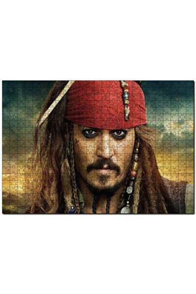 Cakapuzzle لغز قراصنة الكاريبي جاك سبارو البصري 120 قطعة MDF (خشب)