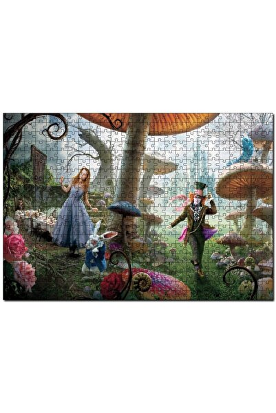 Cakapuzzle Alice Harikalar Diyarında Görseli 255 Parça Puzzle Yapboz Mdf (ahşap)