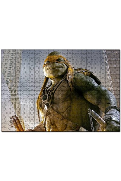 Cakapuzzle لغز سلاحف النينجا ميشالينجيلو 500 قطعة MDF (خشب)