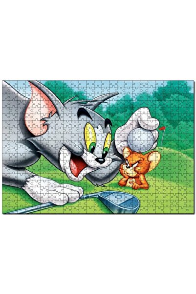 Cakapuzzle Tom Ve Jerry Golf Sahası 120 Parça Puzzle Yapboz Mdf (ahşap)