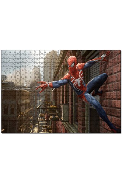 Cakapuzzle لغز الرجل العنكبوتي يطلق شبكة من خلال الجدار المكون من 120 قطعة من...