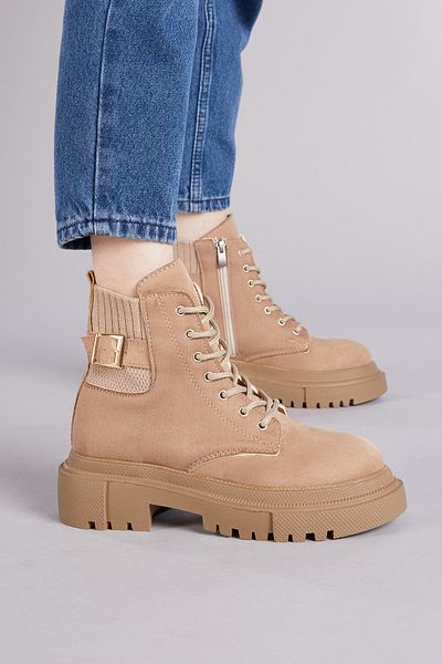 Tonny Black Ankle Boots - Brown - Flat