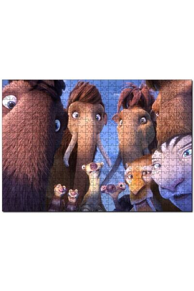 Cakapuzzle العصر الجليدي جميع الشخصيات 120 قطعة لغز الصور المقطوعة Mdf (خشب)
