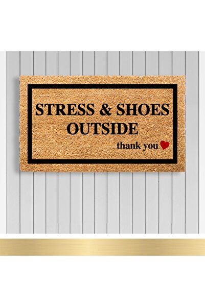 Paspashello , Design Koko Kapı Önü Paspas / Pvc Taban / Model; Stress & Shoes Outside