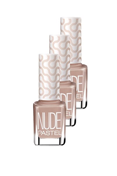 Pastel Grege Nude Oje 3'lü Set