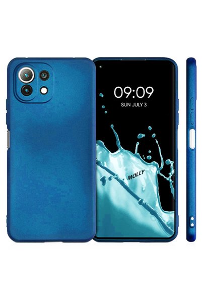 Molly Xiaomi Mi 11 Lite Compatible Blue Guardian Matte Silicone Case
