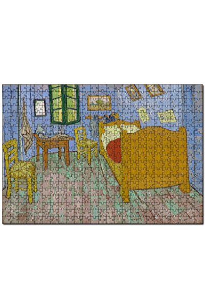 Cakapuzzle Vincent Van Gogh Yatak Odası 1000 Parça Puzzle Yapboz Mdf(ahşap)