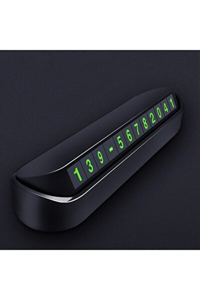 Ally Mobile Ally Temporary Araç Geçici Park Için Telefon Numaratörü-siyah