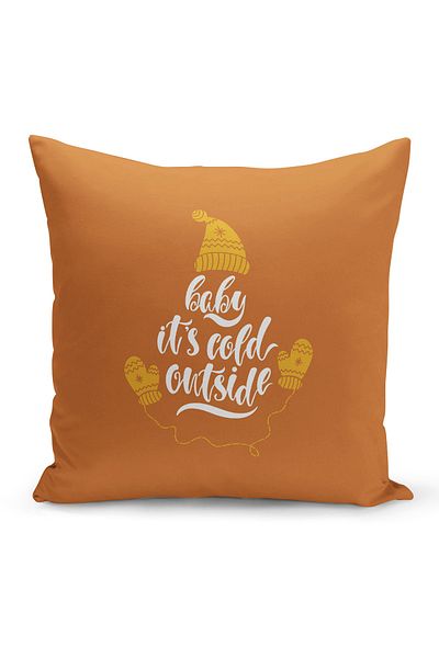 Filamente New Year Christmas Pattern Double Sided Digital Printed Throw Pillow Cover
