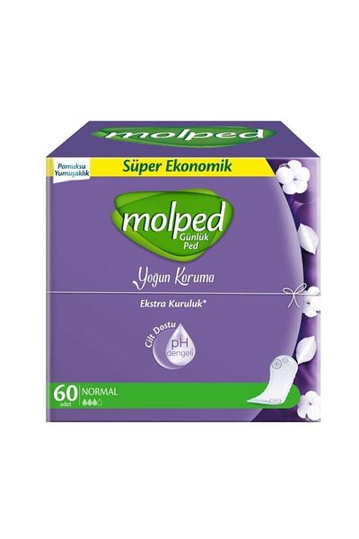 Molped 60 Pack Daily Pad - Super Economical Intensive Protection