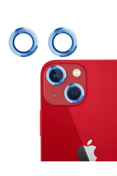 Genel Markalar Iphone 13 /13mini Uyumlu Kamera Lens Koruyucu Çelik Halka Hd 9...