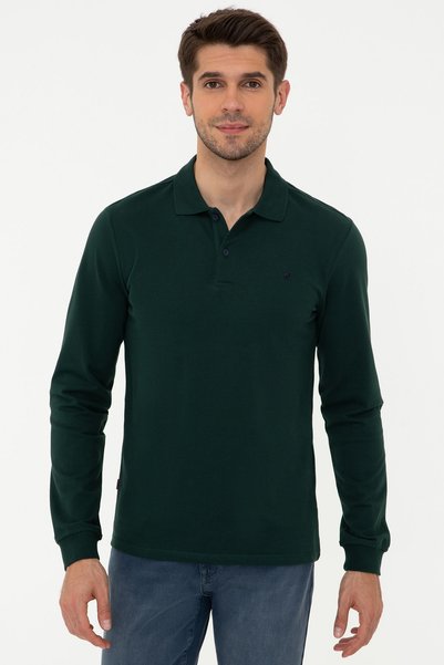 Pierre Cardin Πράσινο ανδρικό φούτερ G021GL082.000.1372124