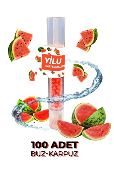 YİLU Mentol Topu 100 Adet Buz Karpuz Aplicatör.