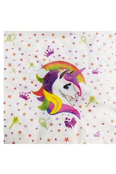 Aşkın Parti Evi 20 Χαρτοπετσέτες Unicorn Party