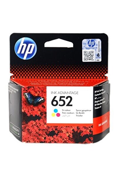 HP F6v24ae Color Mürekkep Kartuş 360 Sayfa Renkli No:652