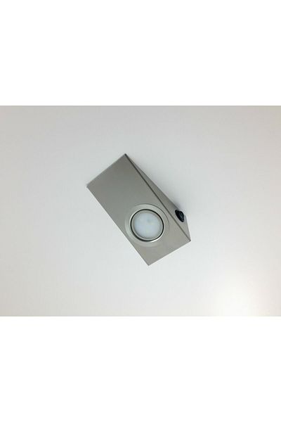 yigitled 3W LED Daylight - Stainless Under Cabinet Conical Spotlight