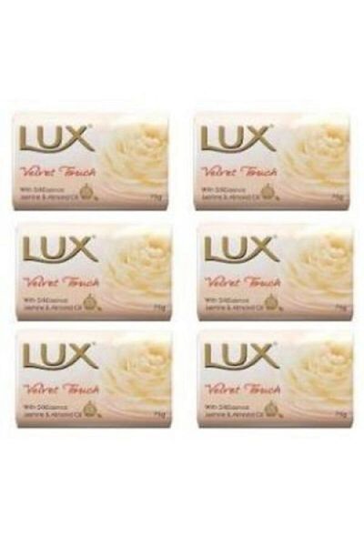 LUX Velvet Touch Soap - 80gr Total 480 Gt, 6 Pieces