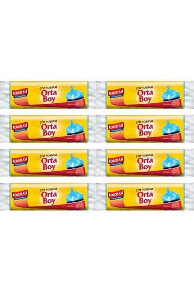Koroplast Strong Garbage Bag Medium Size 15 Pieces 8 Pieces