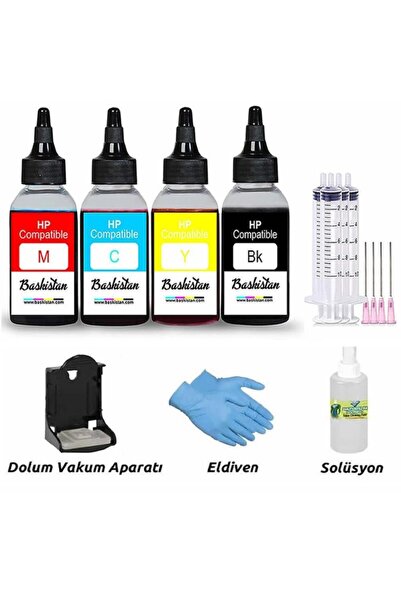 Baskistan Hp 305 Uyumlu Kartuş Dolum Seti