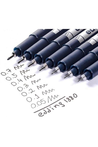 Edding 1880 Technical Drawing Pen Set