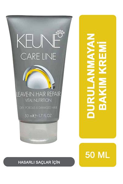 Keune Care Line Vital Nutrition Leave-in Care Cream for Damaged Hair 50 Ml8717185383829