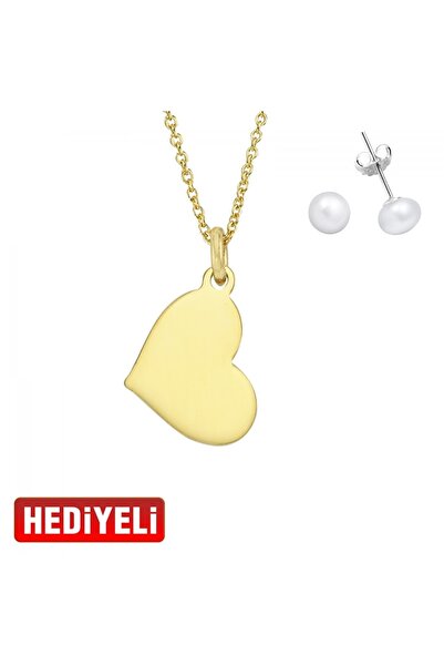 Altın Sepeti Kalp Altın Kolye