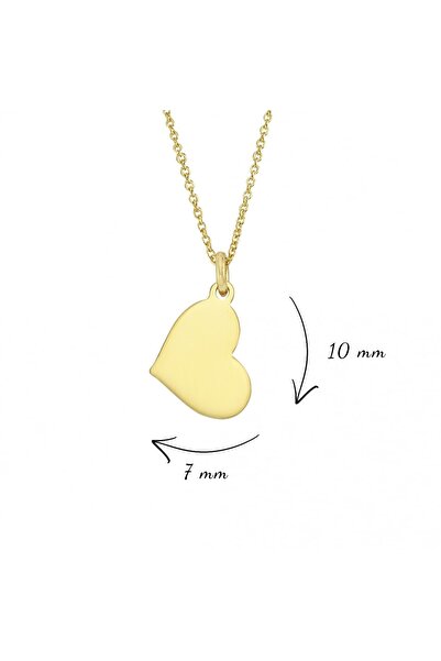 Altın Sepeti Kalp Altın Kolye