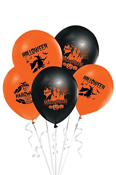 Happyland بالون لاتكس مطبوع عليه الهالوين 10 قطع
