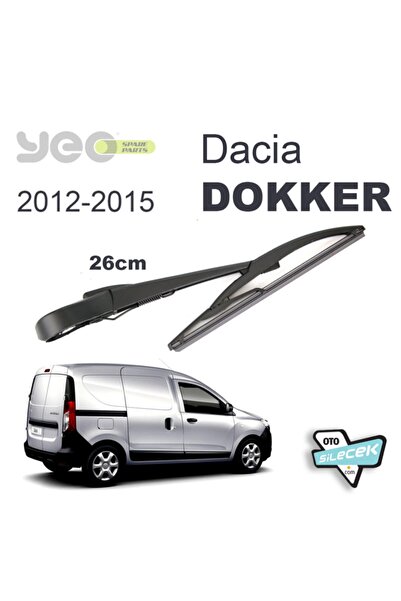 YEO Dacia Dokker Arka Silecek Kolu Set 2012-2015