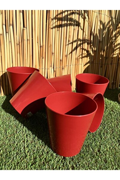 Ekodoğa Orkide Kabı 1,2 Lt 1 Adet Bordo Renkli Orkide Kabı Orkide Çiçek Kabı ...