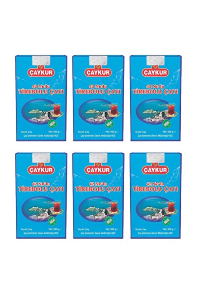 Çaykur تيريبولو رقم 42 شاي أسود سائب 500 جرام - 6 قطع