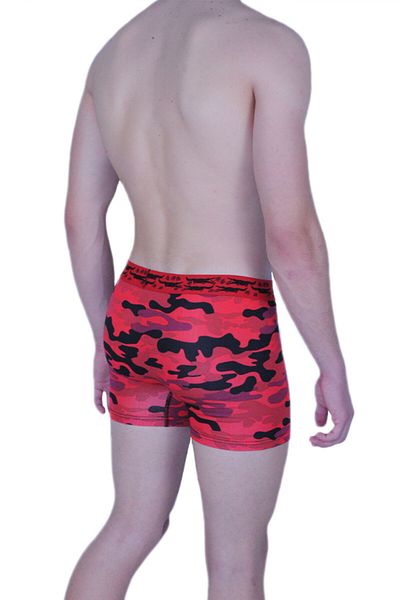 COTBOXER Men's Boxers - Red Camouflage Pattern