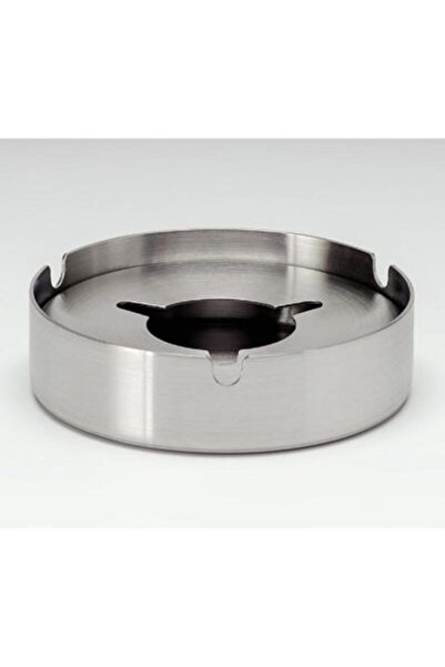 Safün Mutfak Scrumieră rotundă mată de dimensiuni mici din inox cu suflantă 8 cm