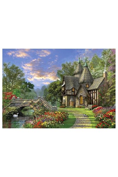 Ks Games Ks Puzzle 1000 Piece The Old Waterway Cottage Old Waterway Country House