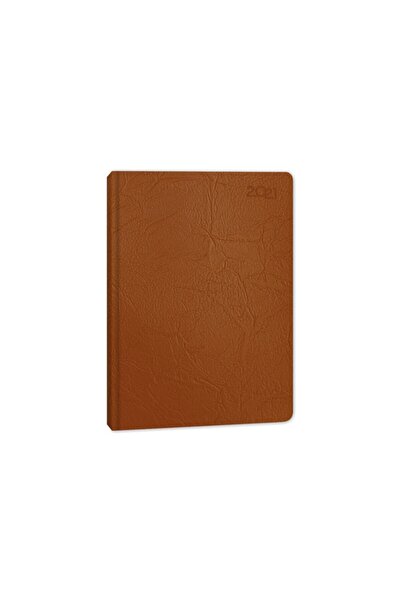 KESKİN COLOR Ημερολόγιο 14x20 Thermo Leather Daily Agenda - Τανάτιο