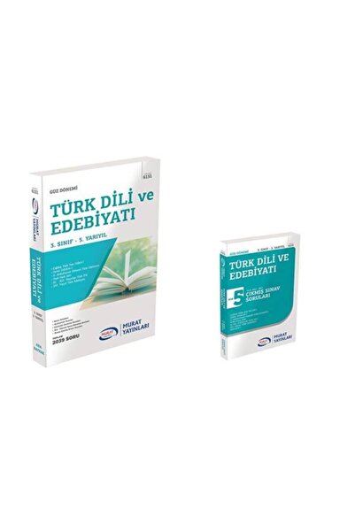 Murat Yayınları Aöf Türk Dili Ve Edebiyatı 3 Sınıf 5 Yarıyıl Güz Dönemi Set