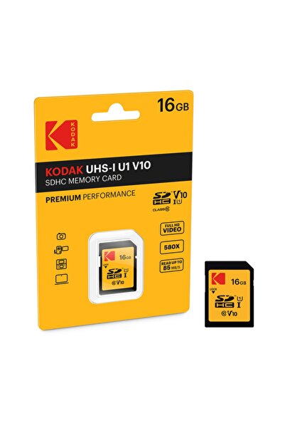 Kodak Премиум производителност 16GB Клас 10 SDHC карта памет
