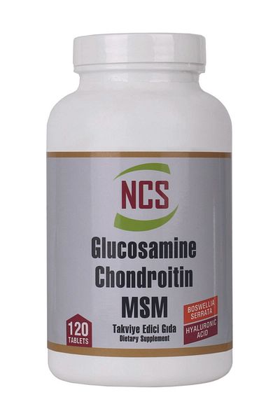 NCS Glucosamine 120 Tablet Chondroitin Msm Hyaluronic Acid