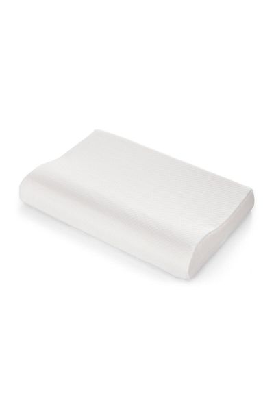 HSN HOME 40X60 cm Visco White Cotton - Visco Therapy Orthopedic Neck Pillow
